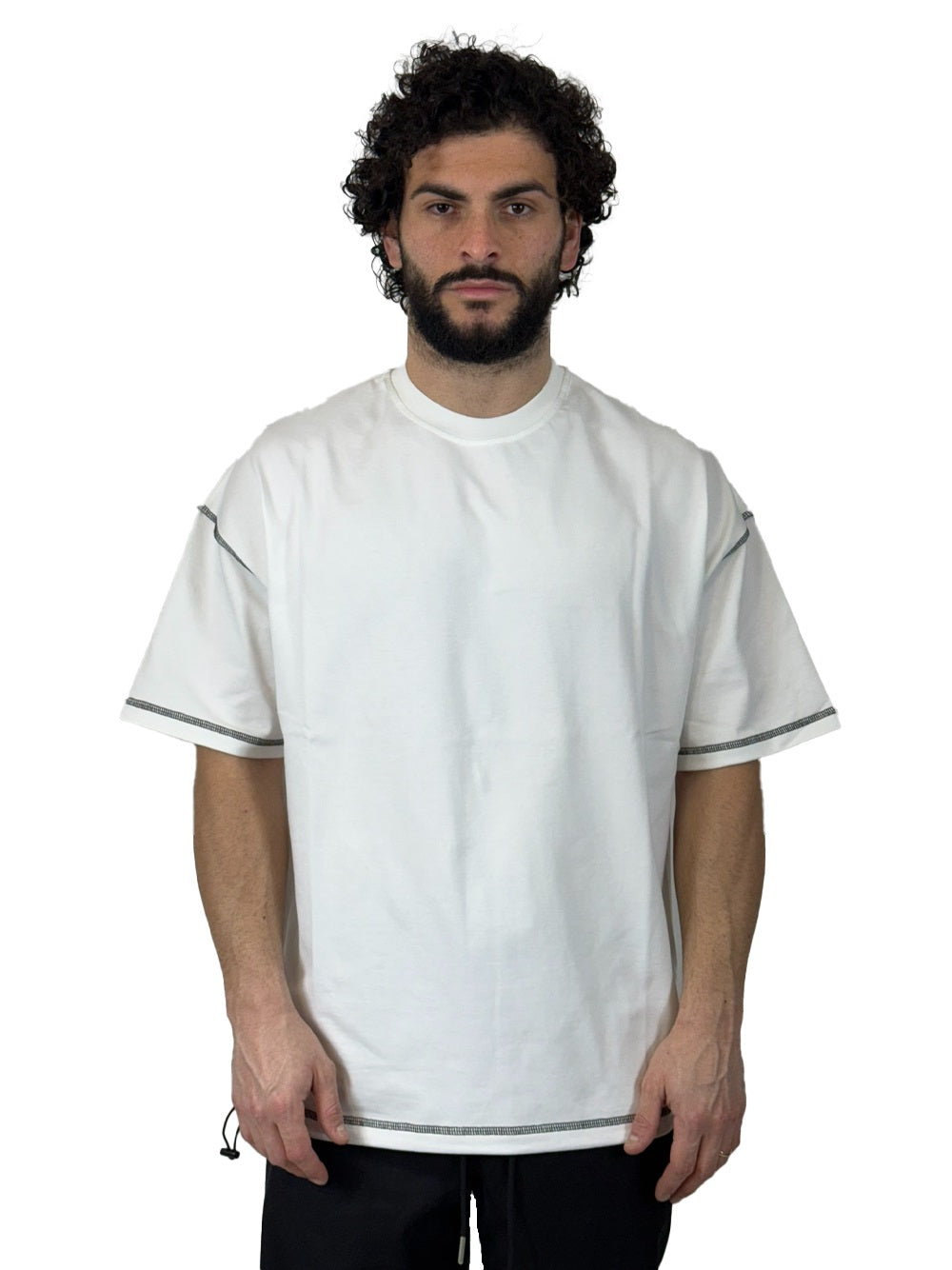 YES LONDON T SHIRT OVER XM4275 BIANCA