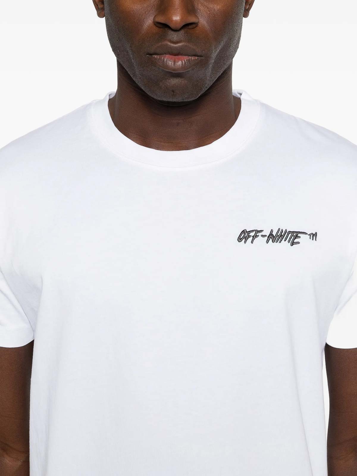 T SHIRT Uomo off white 44MAA027S26J009100 BIANCA
