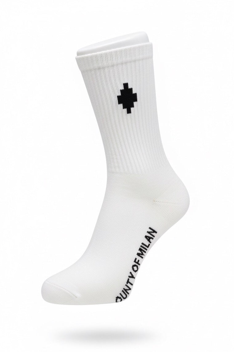 COUNTY OF MILAN BY MARCELO BURLON CALZINO COMAS260491 BIANCO