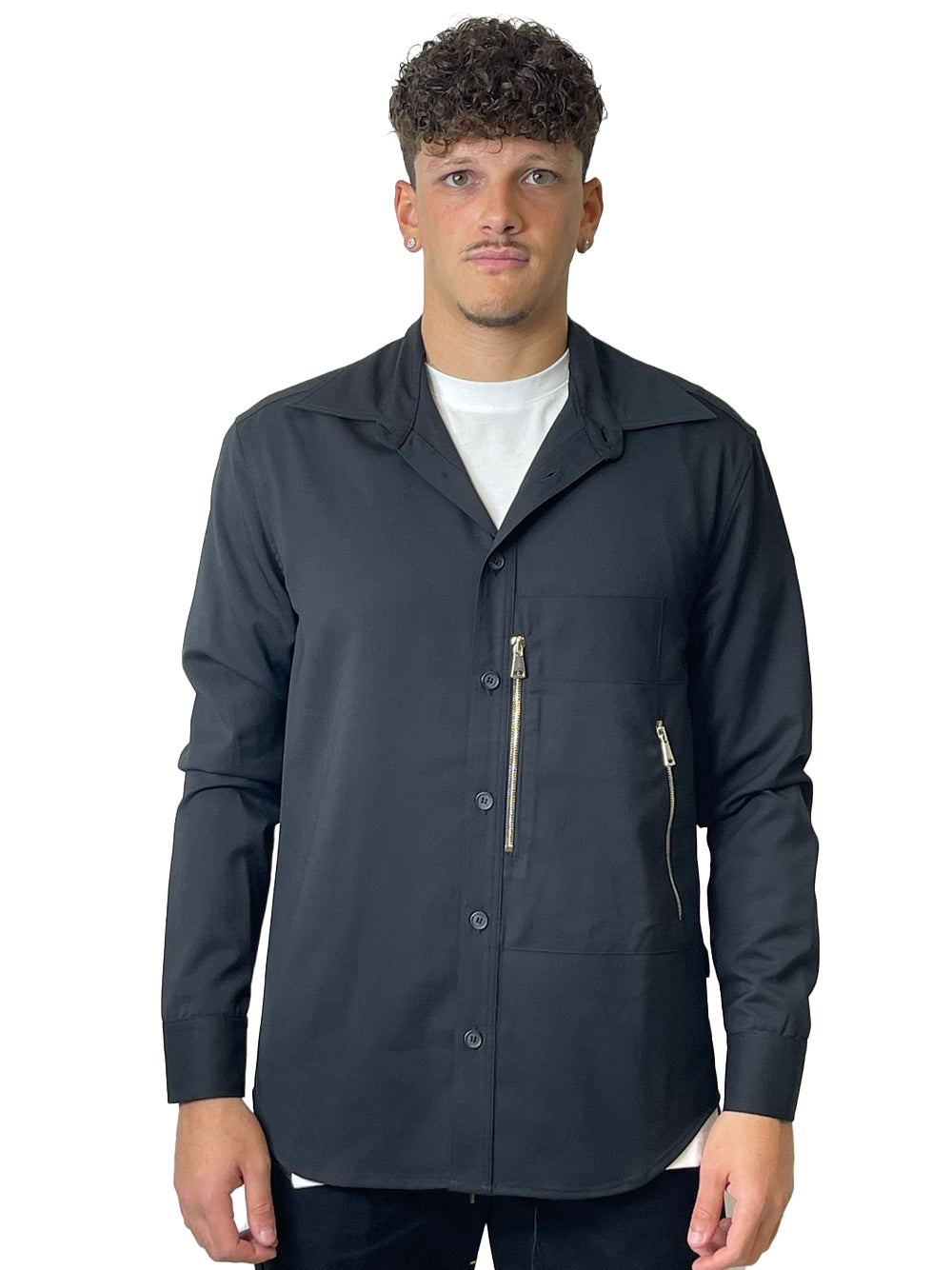 YES LONDON CAMICIA NERA XCM7182