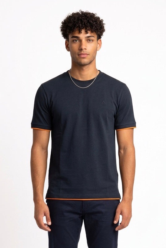 HESKIMO T SHIRT PIQUET HE1410015 BLU