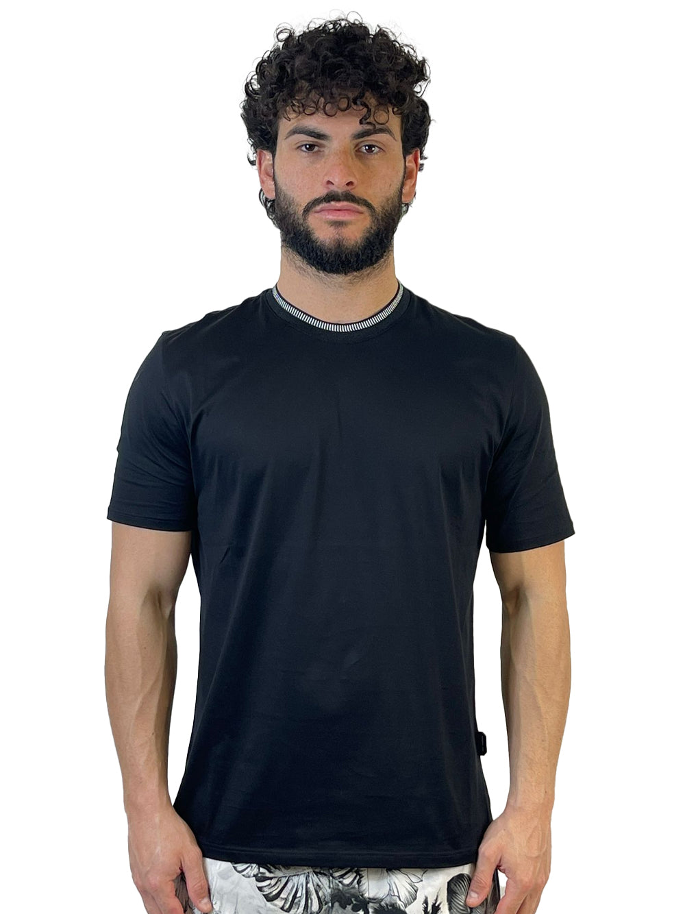 YES LONDON T-SHIRT NERO/NERO XM4107