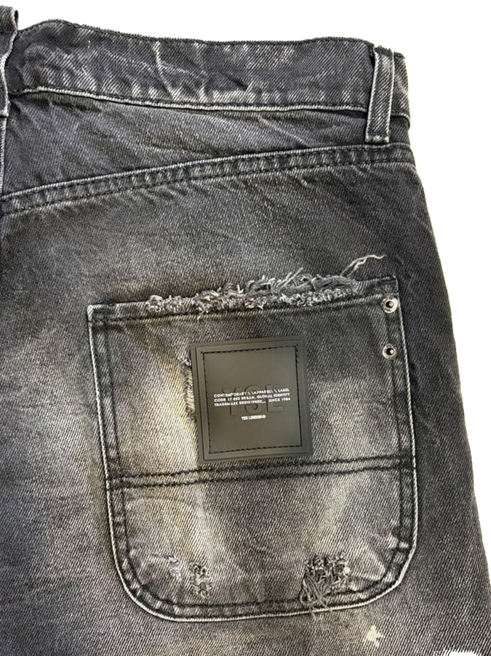 YES LONDON BERMUDA JEANS XS4332 NERO