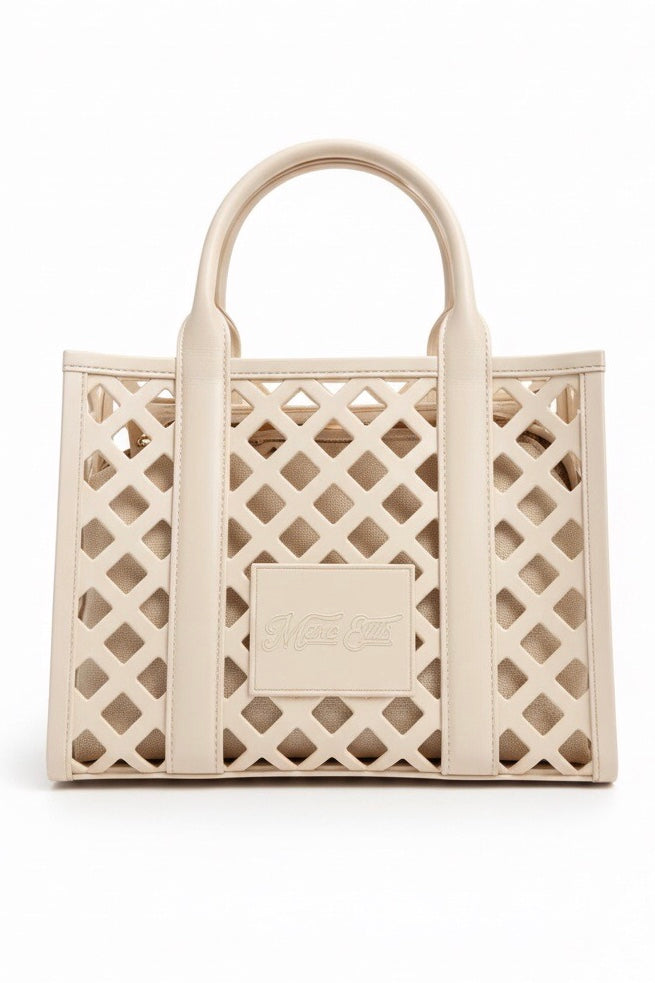 MARC ELLIS FLAT PLOT BEIGE/LIGHT GOLD