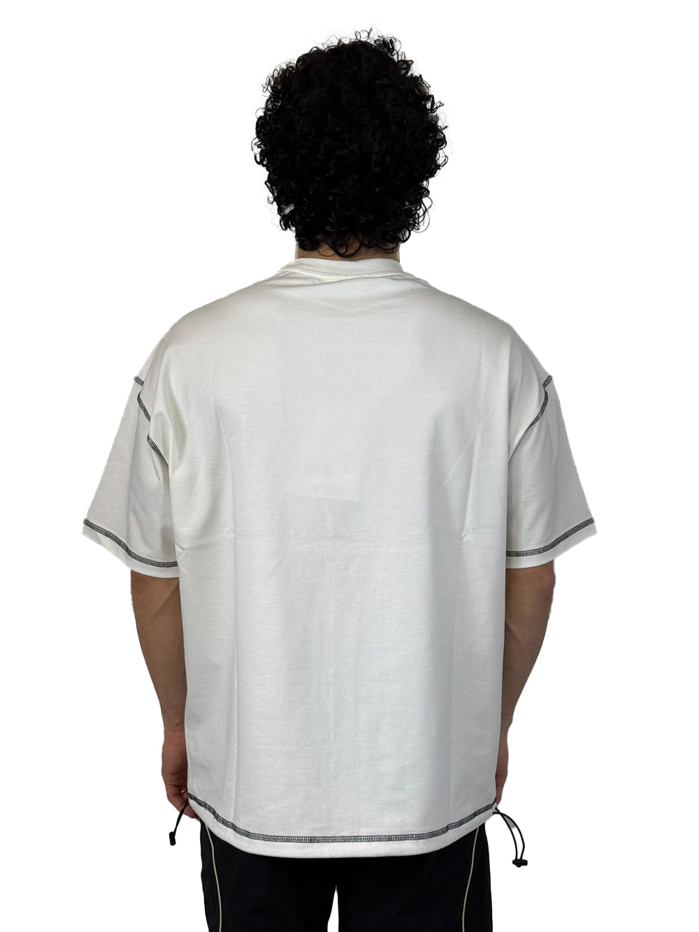 YES LONDON T SHIRT OVER XM4275 BIANCA