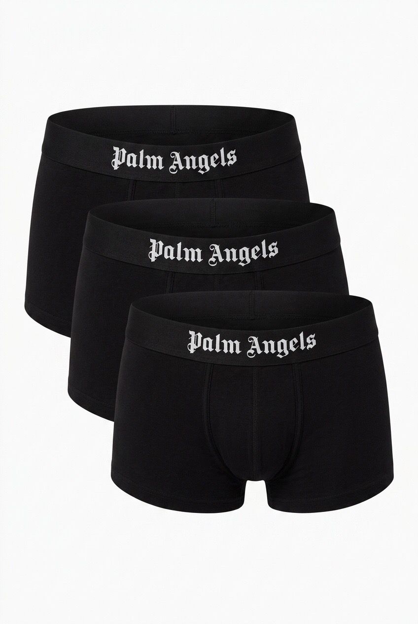 PALM ANGELS BOXER TRIPACK PLA1UMBTR01TR BLACK