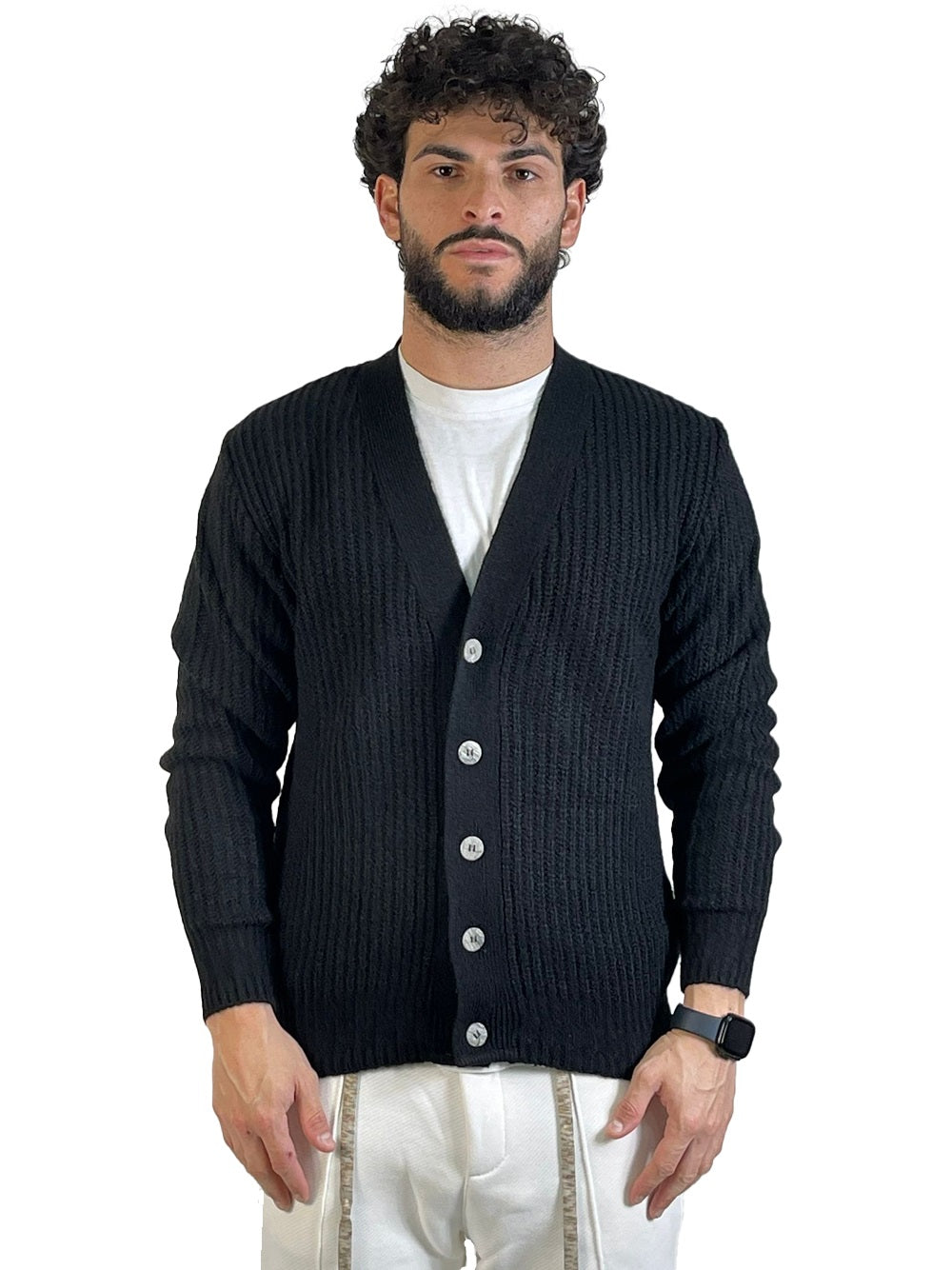PRIME CARDIGAN NERO MA13