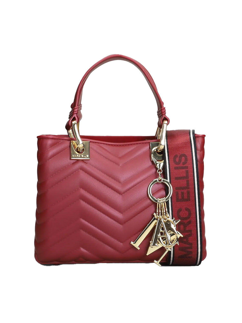 MARC ELLIS FLAT KRISSY S WAVE 25 RED DAHLIA/LIGHT GOLD