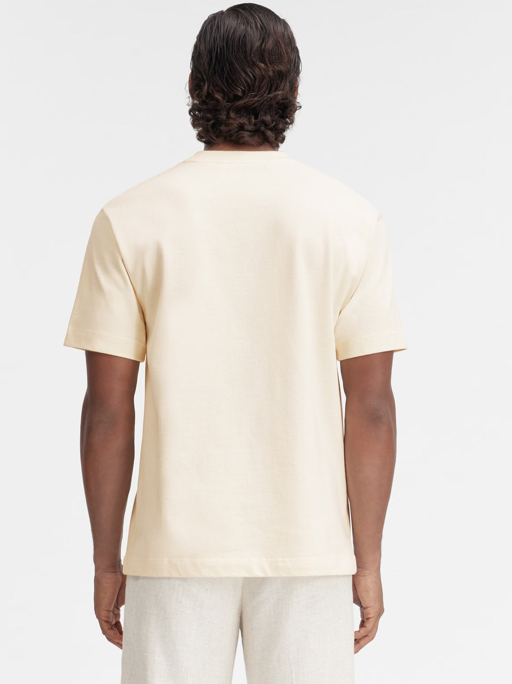JACQUEMUS LE TSHIRT GROS GRAIN BEIGE