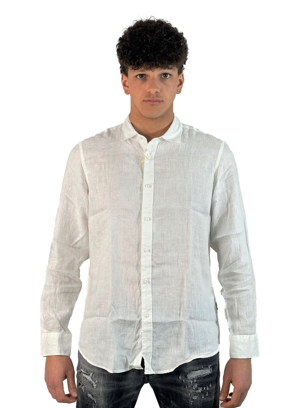 GIANNI LUPO CAMICIA BIANCA GL7619