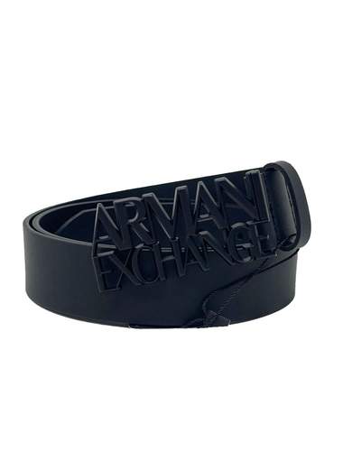 ARMANI CINTURA SCRITTA LOGO NERA 201048