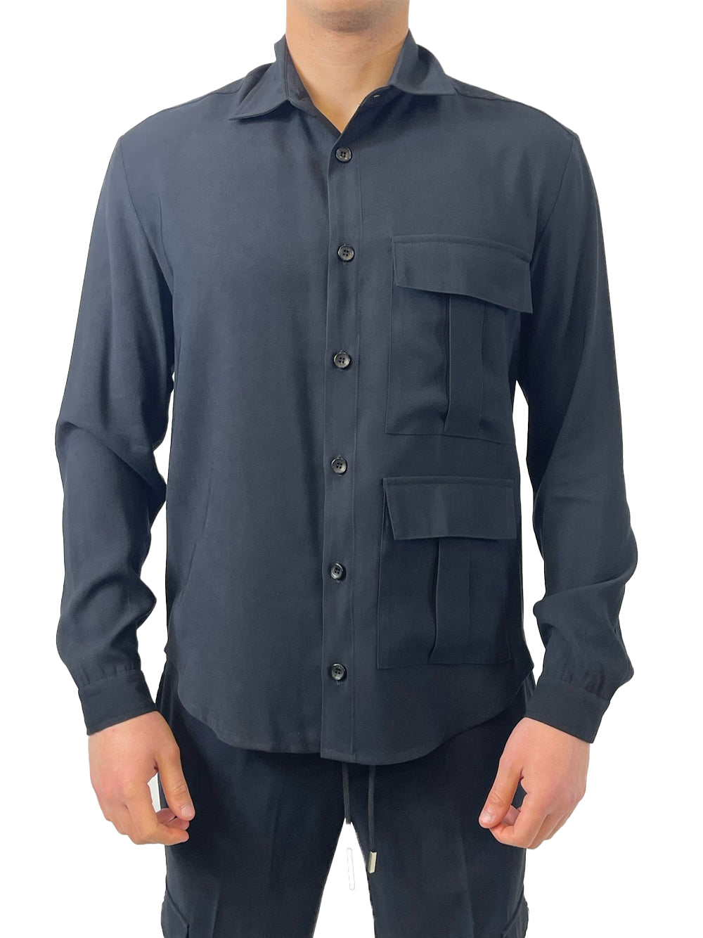 YES LONDON CAMICIA XCM7184 NERO