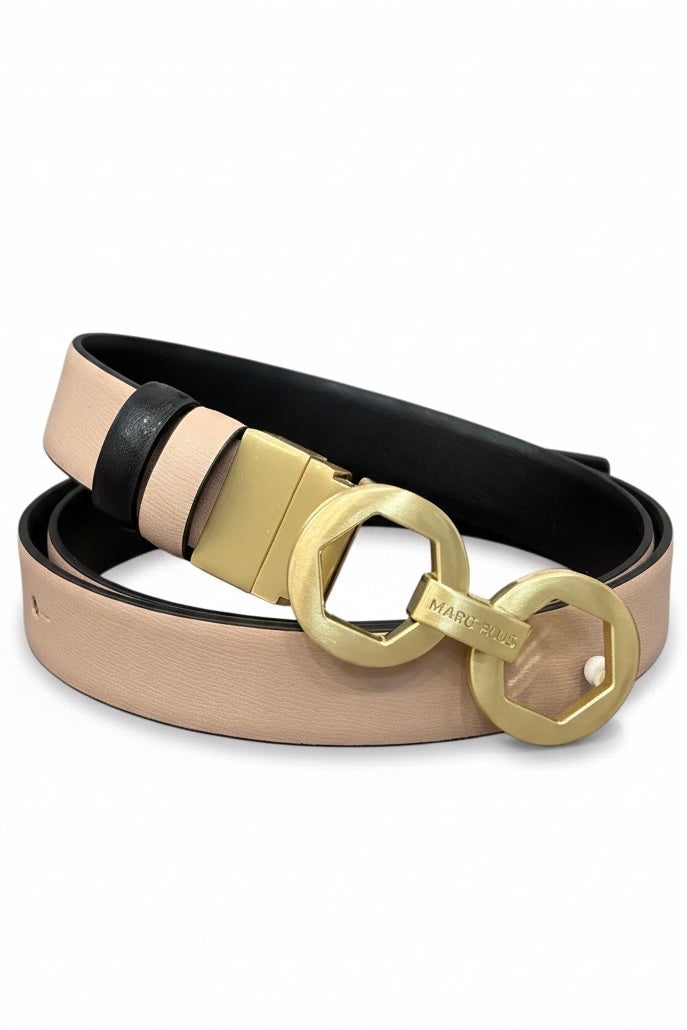 MARC ELLIS ME BELT 174 BX NUDE BLACK GOLD