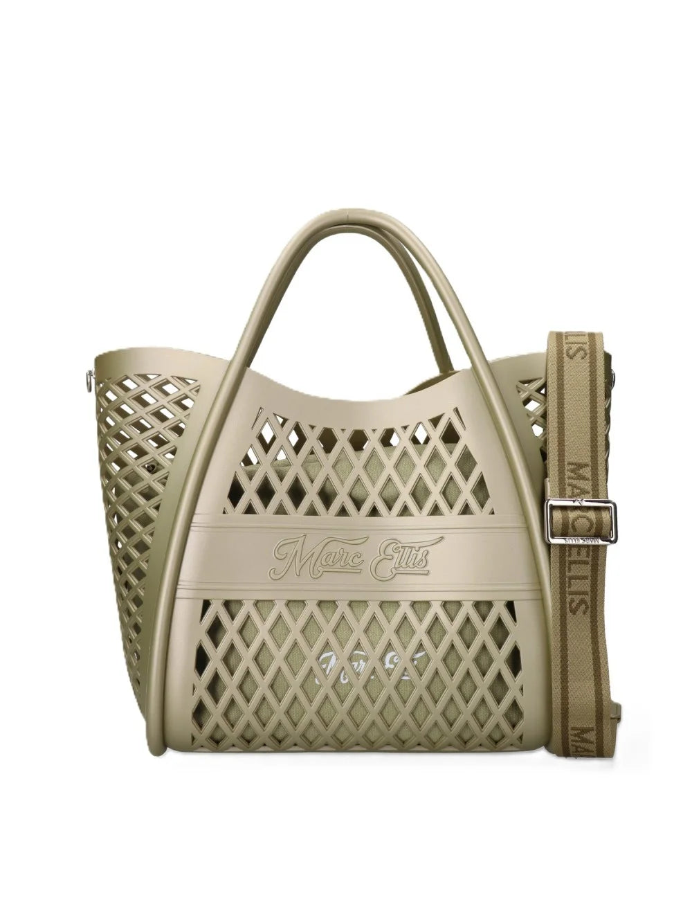 MARC ELLIS FLAT BASKET S KHAKI SILVER