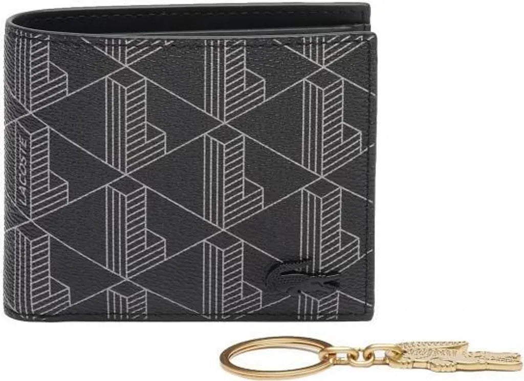 LACOSTE SET THE BLEND NH48O1LX H45 BILLFOLD KEY RING BOX