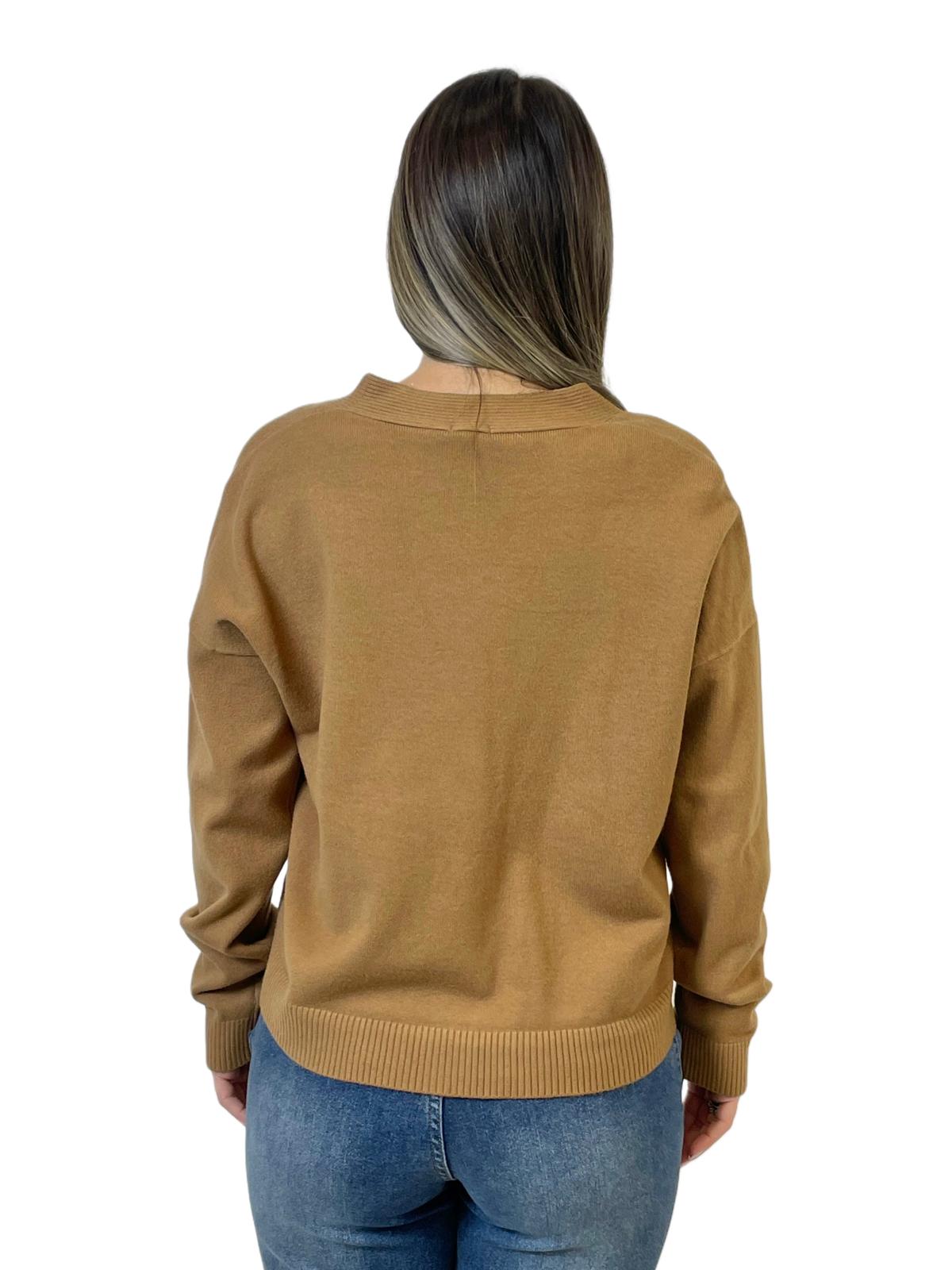 ACCADEMIA 20 CARDIGAN SENAPE