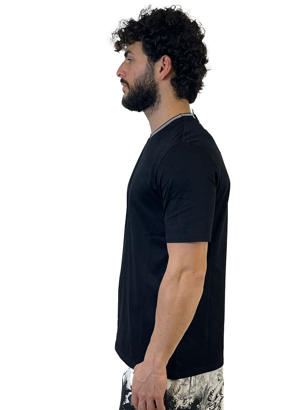 YES LONDON T-SHIRT NERO/NERO XM4107