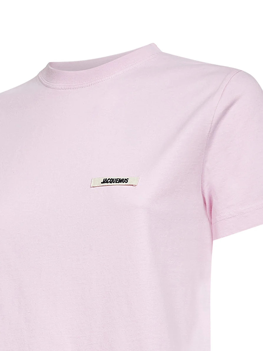 JACQUEMUS LE T SHIRT GROS GRAIN PINK TSW00550AJ00028