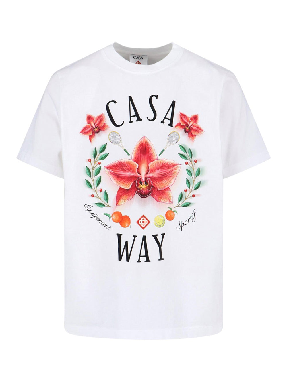 CASABLANCA CASA WAY ORCHID CLASSIC T SHIRT M-SP26-JTS-001-15