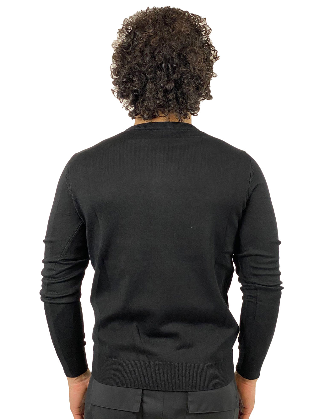 SEINSE MAGLIA A V NERA MI3060SS