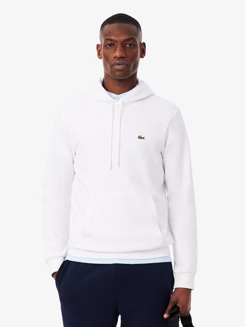 LACOSTE FELPA SH9623 00 001 BIANCA