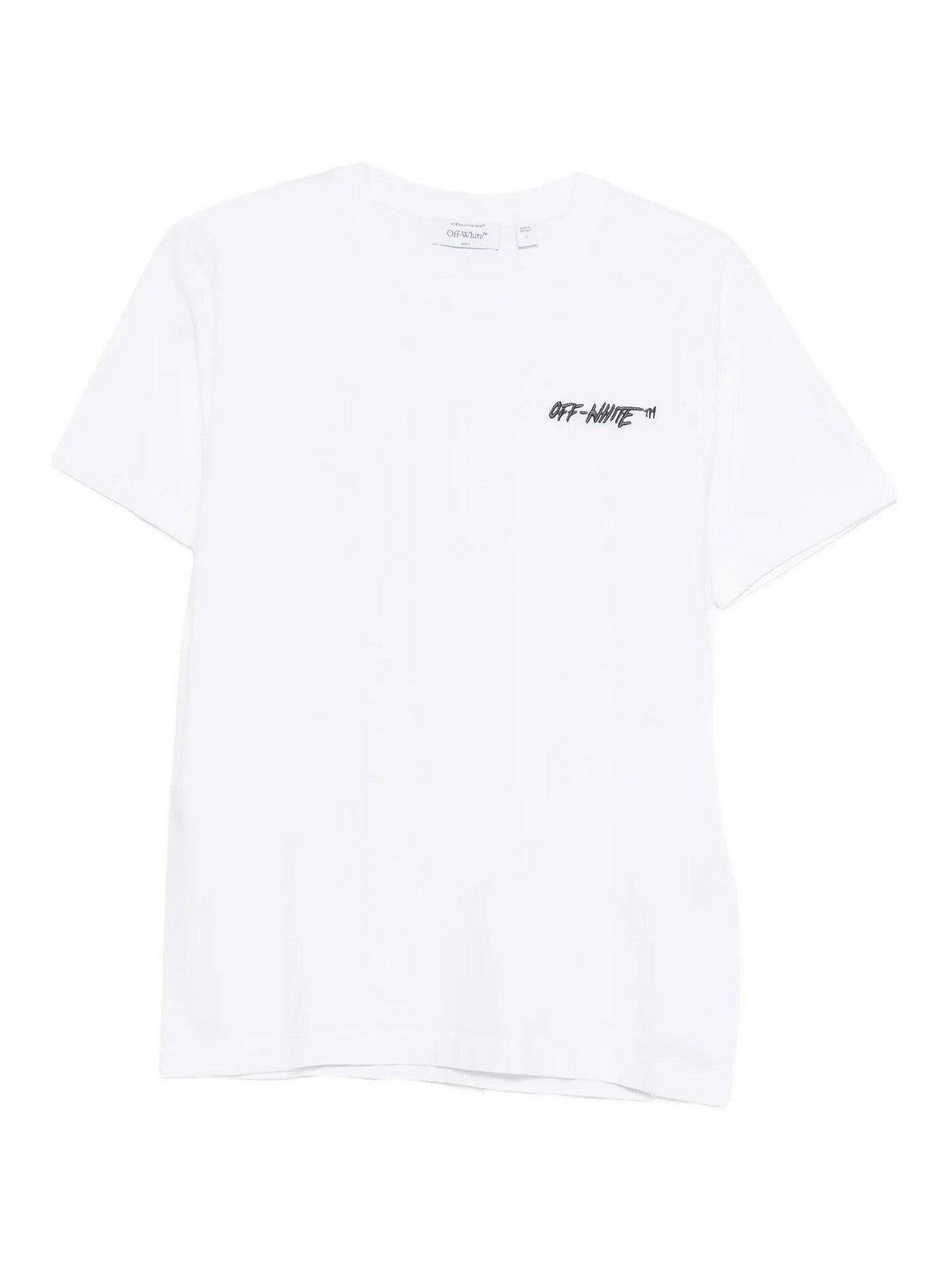 T SHIRT Uomo off white 44MAA027S26J009100 BIANCA