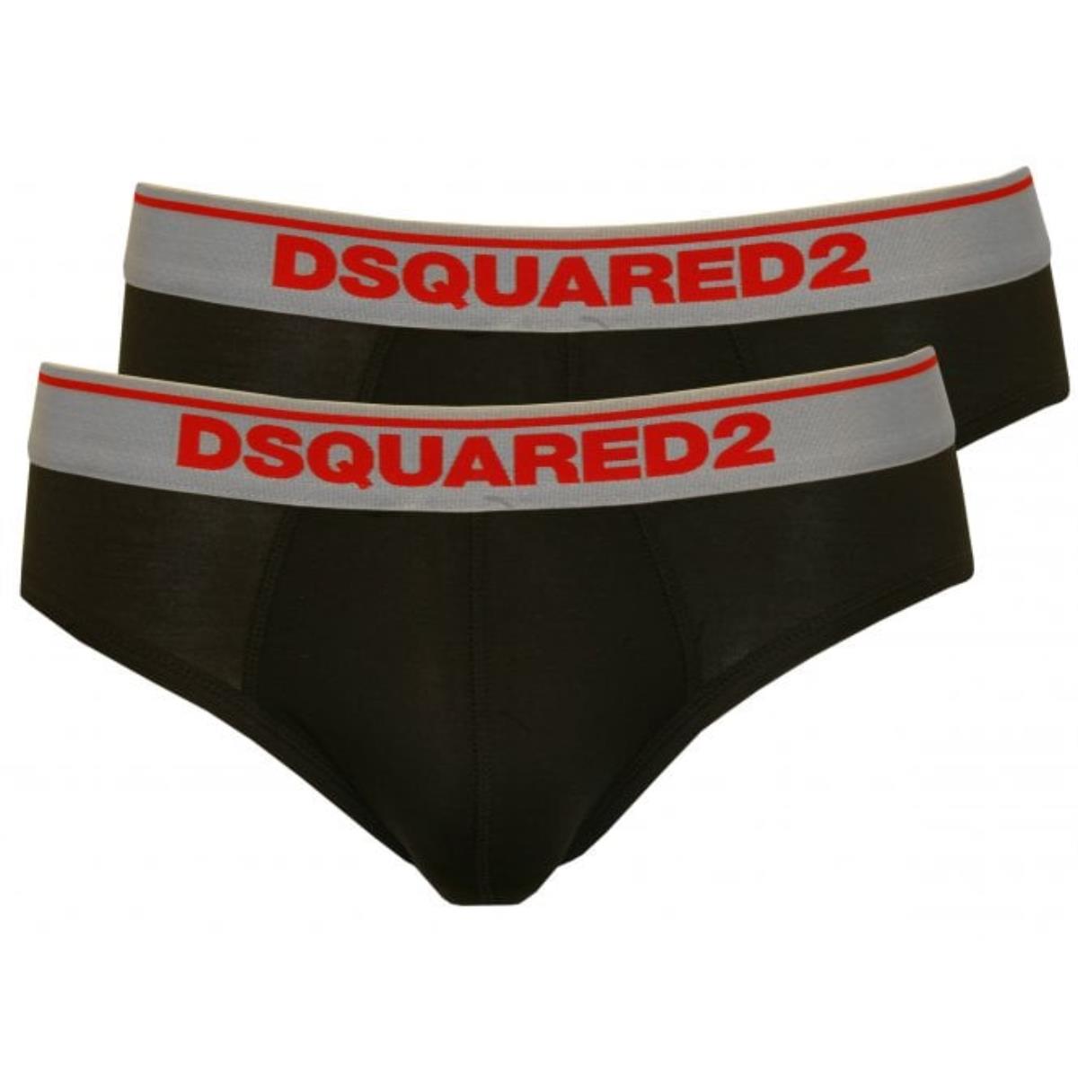 DSQUARED SLIP NERI TWIN PACK DCX610050