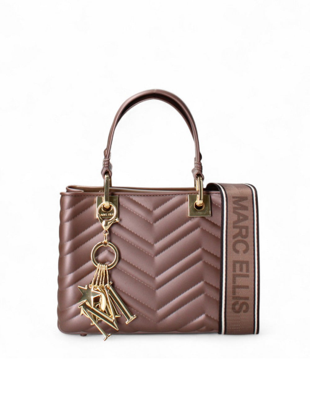 MARC ELLIS FLAT KRISSY S WAVE 25 COCOA/LIGHT GOLD