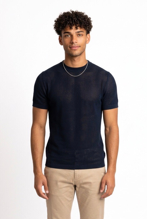 SEINSE T-SHIRT ME3202SS BLU