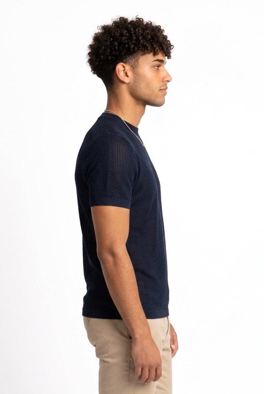 SEINSE T-SHIRT ME3202SS BLU