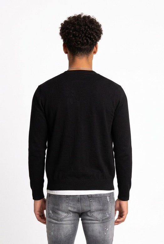 DIKTAT CARDIGAN LANA MERINO DK97062 NERO