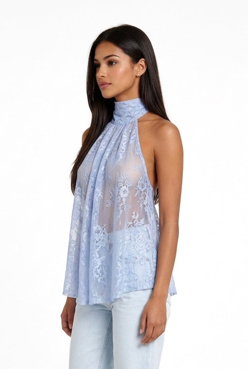 KOSTUMN TOP KE26130 AZZURRO