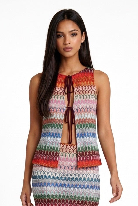 KOSTUMN TOP KE2648 MULTICOLORE