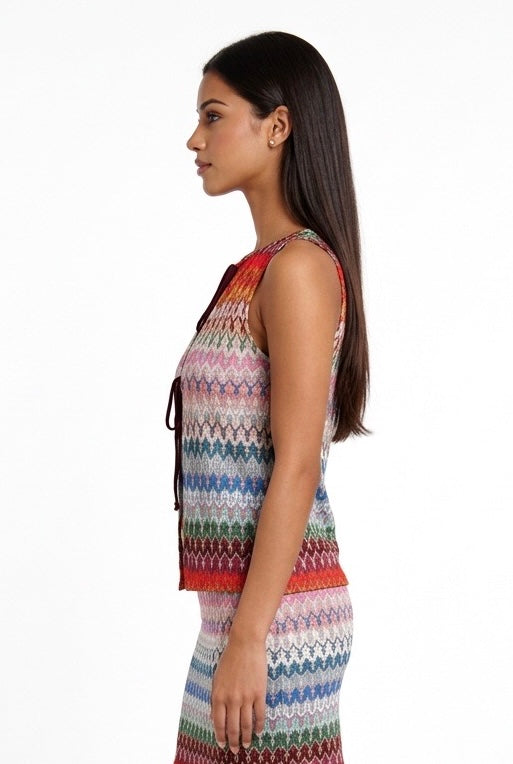 KOSTUMN TOP KE2648 MULTICOLORE