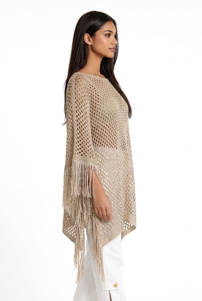 AKEP PONCHO ACKD13039 SABBIA