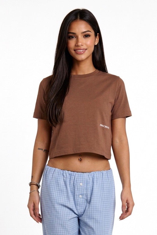 HINNOMINATE SHIRT HMABW02372 MOKA