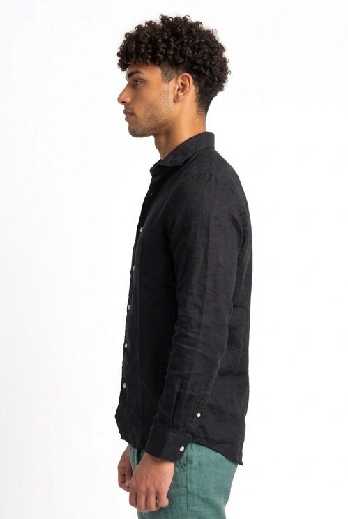 SEINSE CAMICIA NERA CE985SS