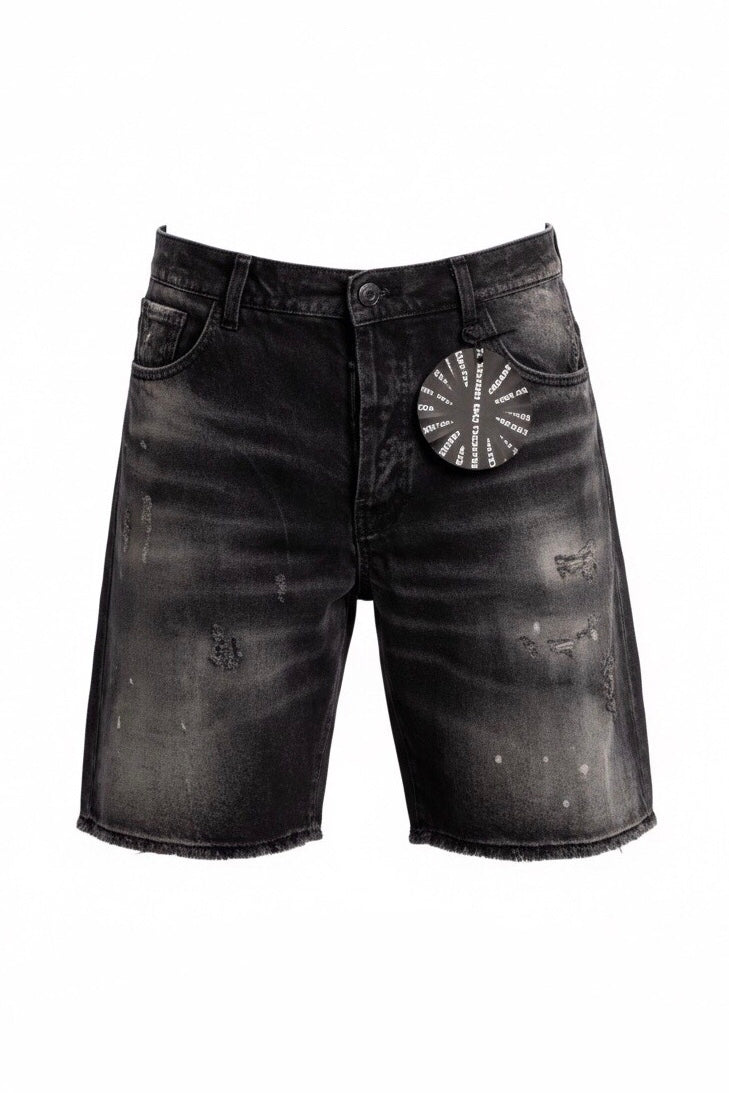 YES LONDON BERMUDA JEANS XS4332 NERO
