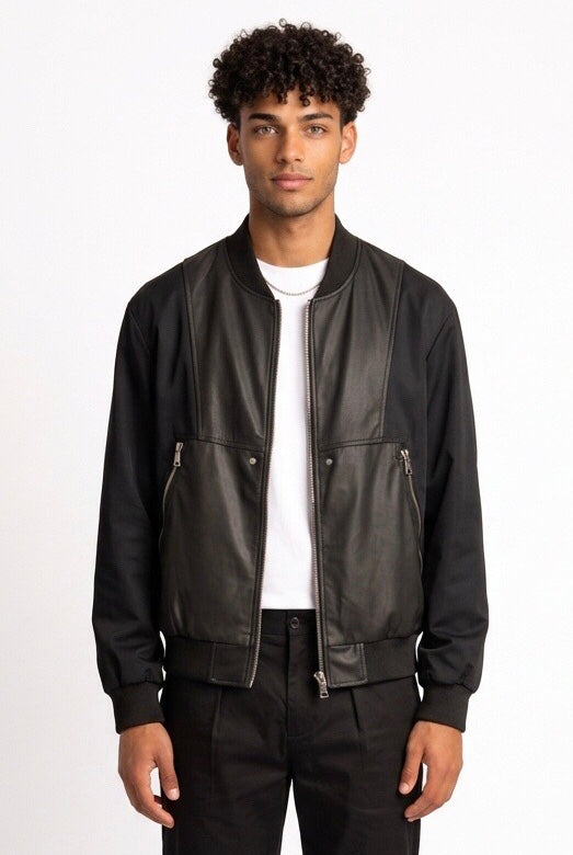 YES LONDON GIUBBINO PELLE XG5281 NERO