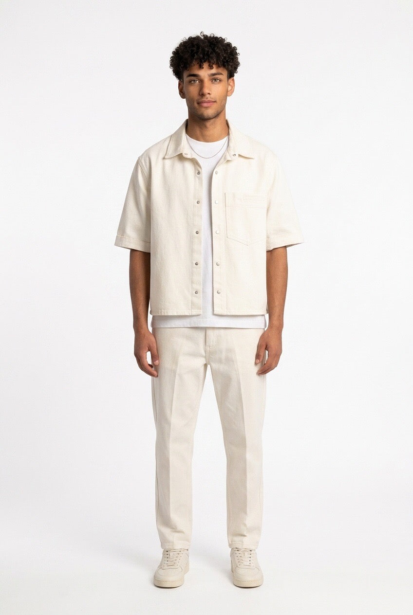 PRIME JEANS GE112 BIANCO