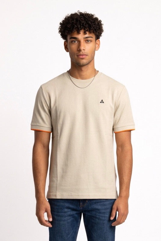HESKIMO T SHIRT PIQUET HE1410015 BEIGE