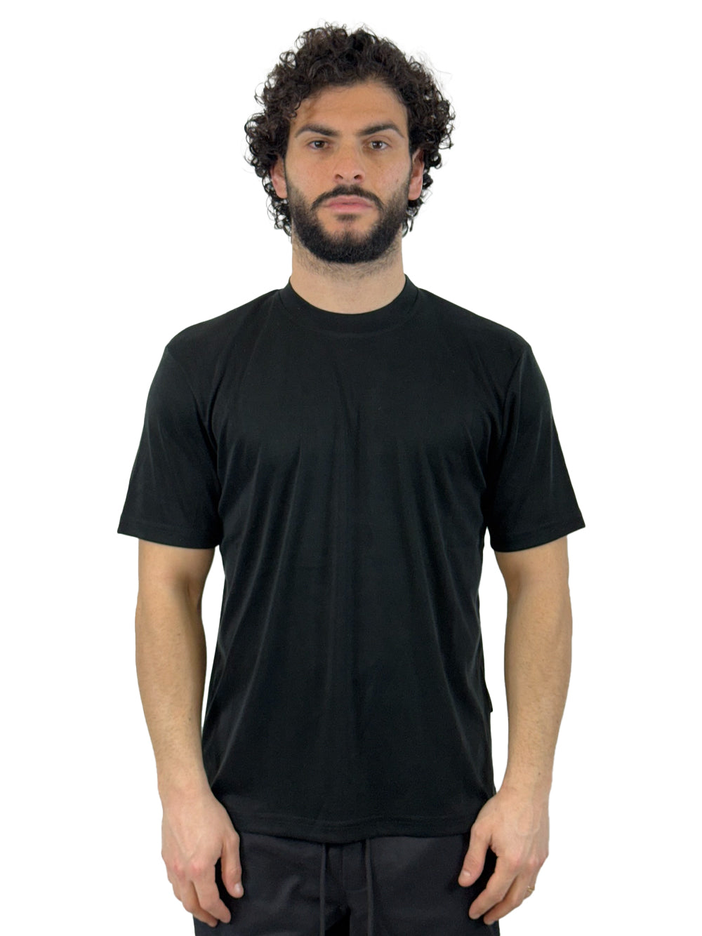 YES LONDON T SHIRT VISCOSA XM4264 NERA