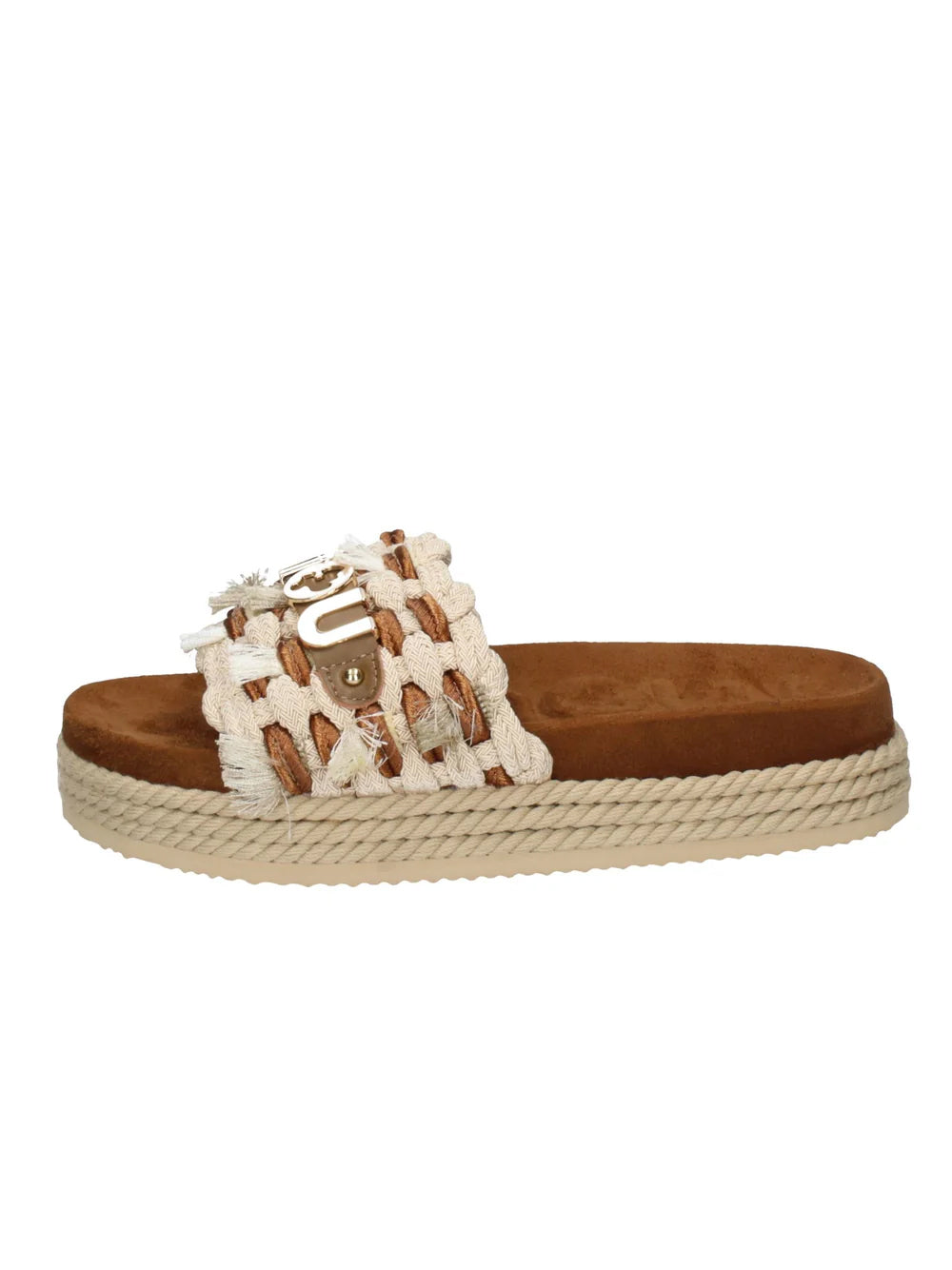 MOU ciabatta SW451008K MONOBAND ROPE SANDAL FRINGES