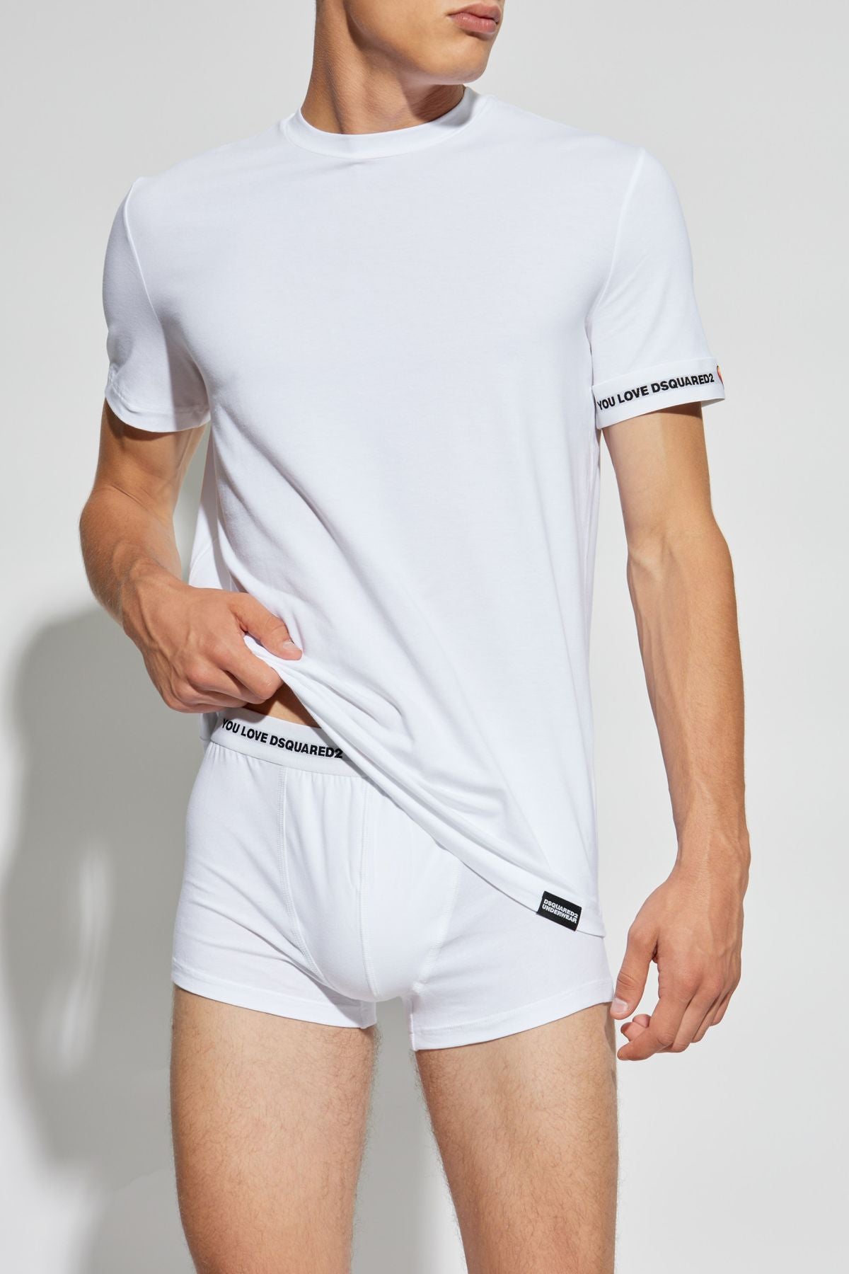 DSQUARED T-SHIRT TWINPACK D9X415500 100