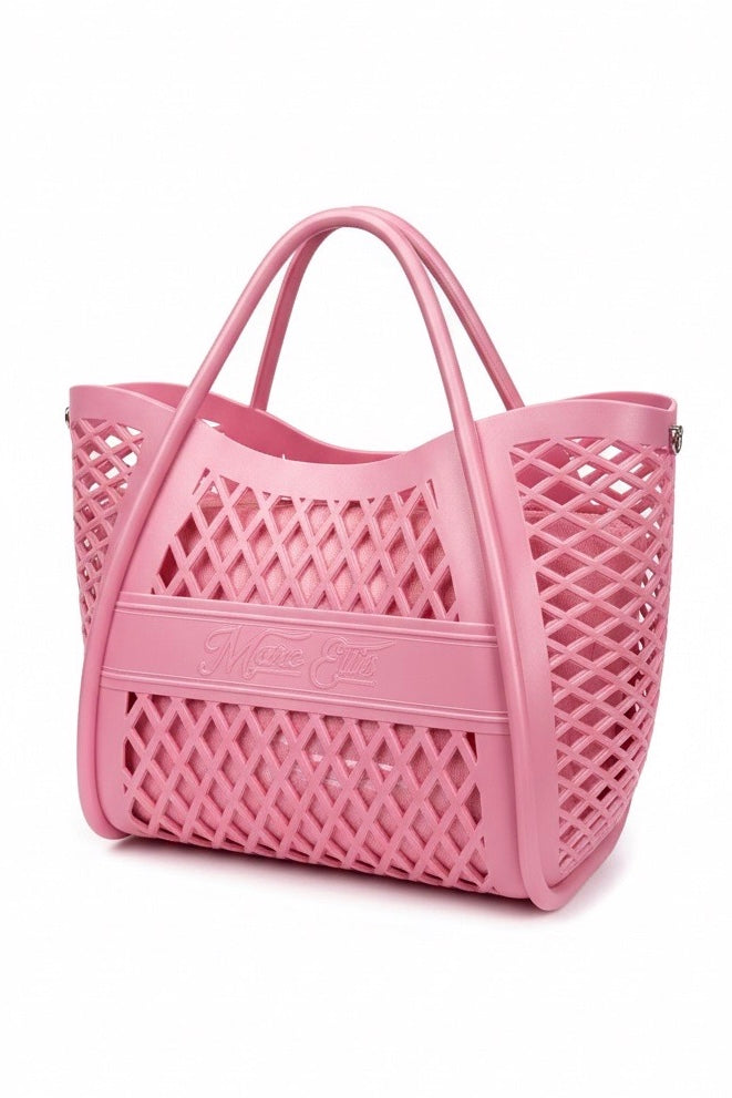 MARC ELLIS FLAT BASKET M ROSE/SILVER