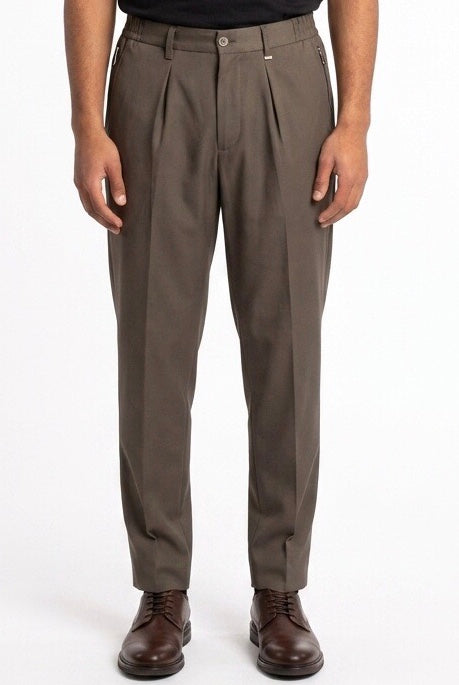 YES LONDON PANTALONE XP3364 MARRONE