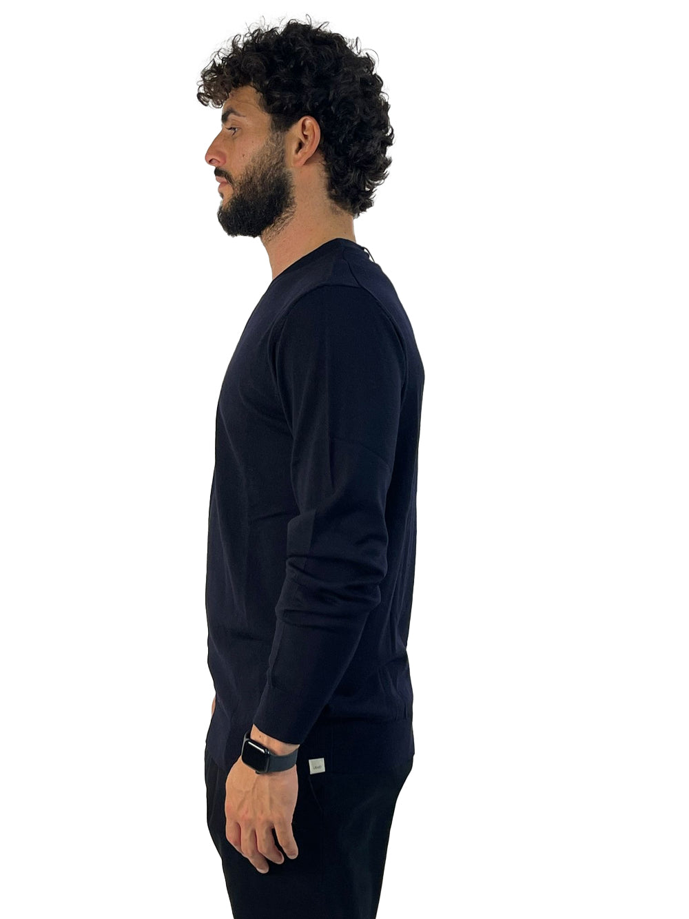 LIU JO MAGLIA DARK BLUE M000P202GIROBASE