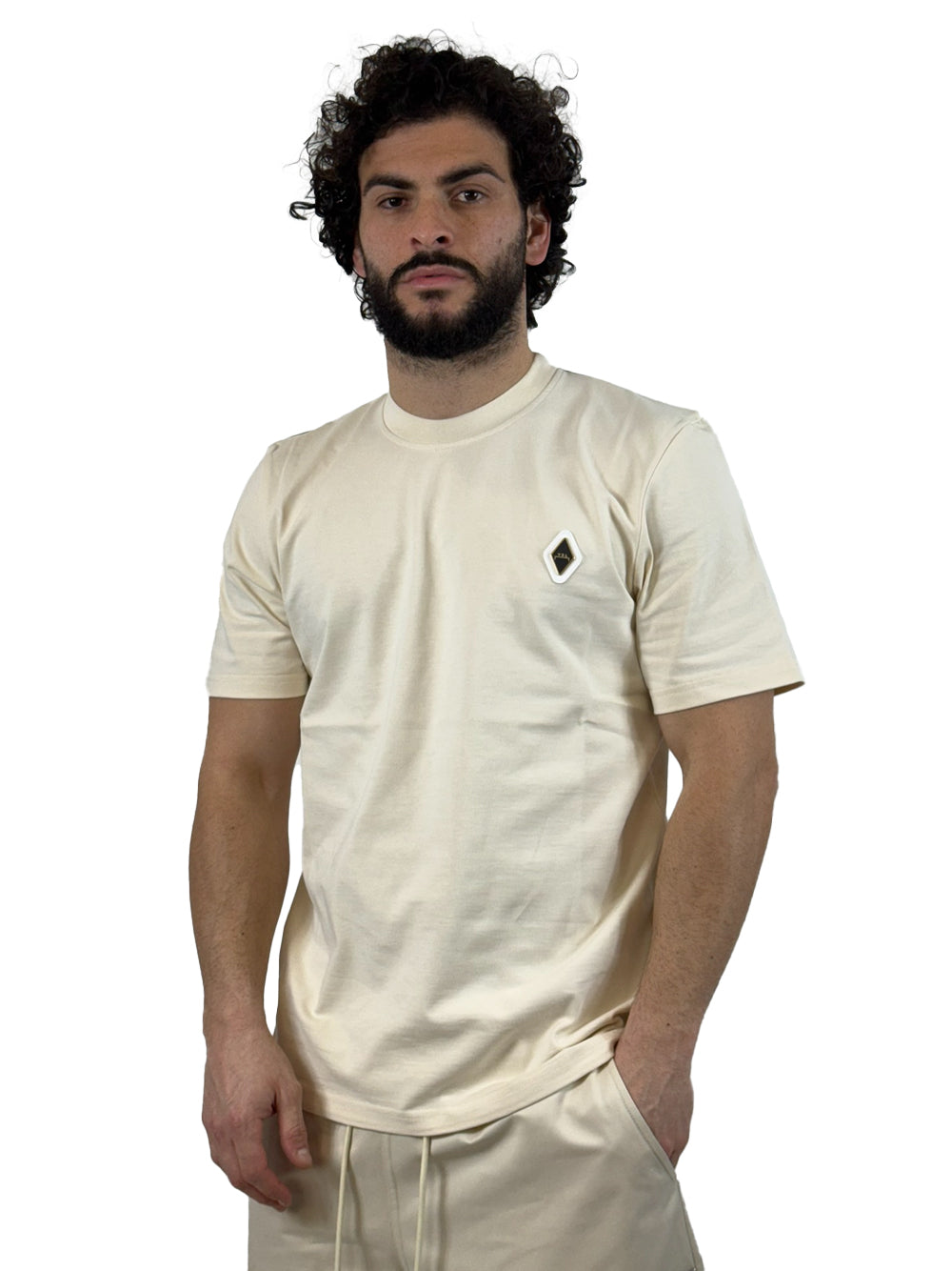 YES LONDON T SHIRT XM4278 PANNA