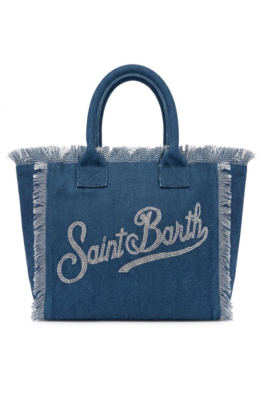MC2 SAINT BARTH BORSA VANITY INDIGO STRASS