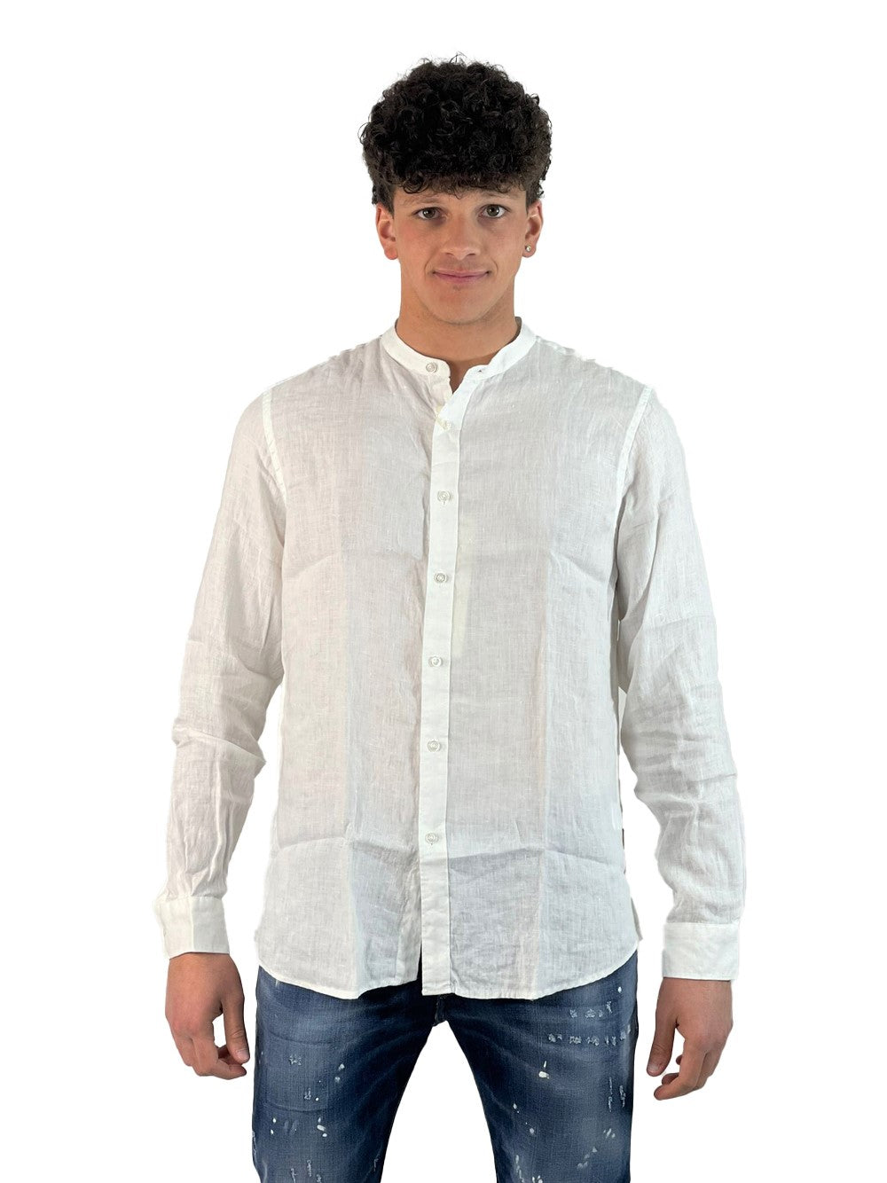 GIANNI LUPO CAMICIA BIANCA GL7620